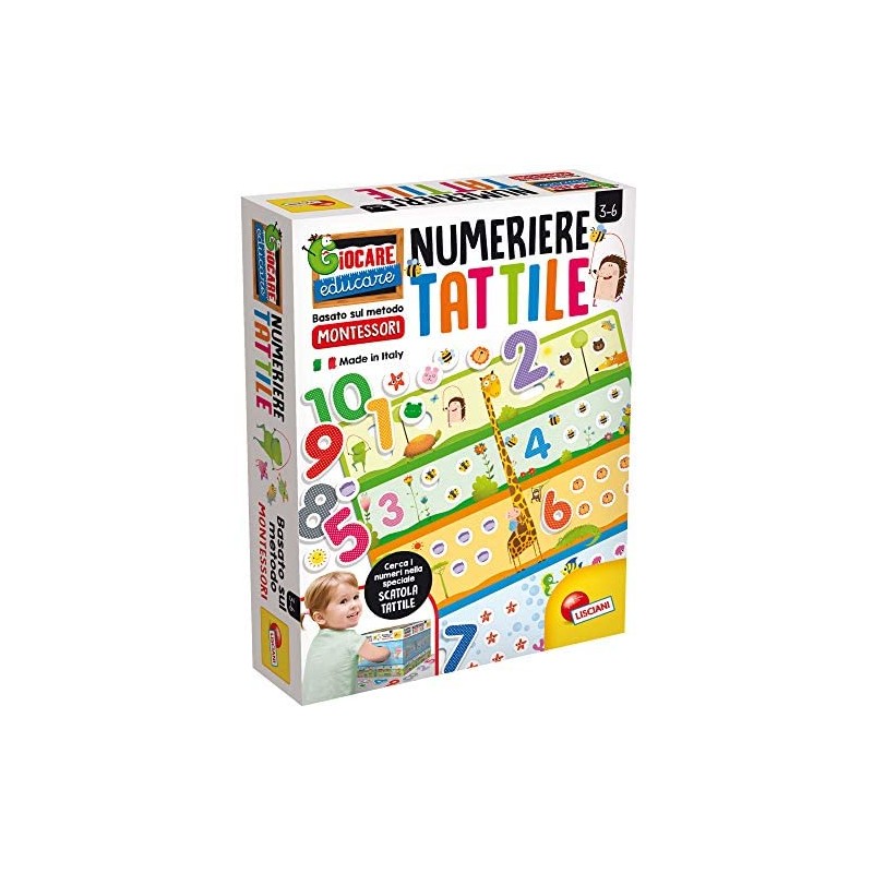 Liscianigiochi- Montessori Numeriere Tattile, 72453