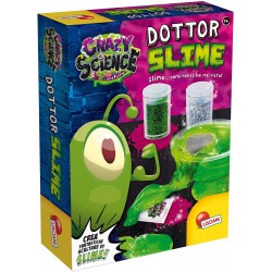 lisciani giochi- crazy science dottor slime ass, display 18 pezzi, multicolore, 73023