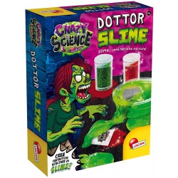 lisciani giochi- crazy science dottor slime ass, display 18 pezzi, multicolore, 73023