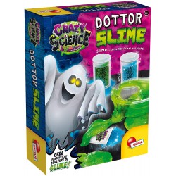 lisciani giochi- crazy science dottor slime ass, display 18 pezzi, multicolore, 73023