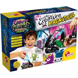 lisciani giochi- crazy science laboratorio dei fluidi e delle creature magnetiche, multicolore, 73061