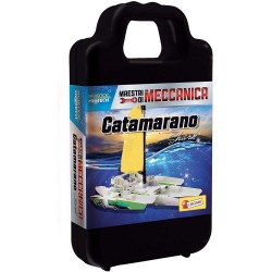 lisciani giochi- scienza hi tech maestri di meccanica catamarano, multicolore, 73283