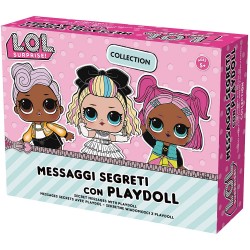 lisciani giochi- messaggi segreti con playdoll, multicolore, 73801