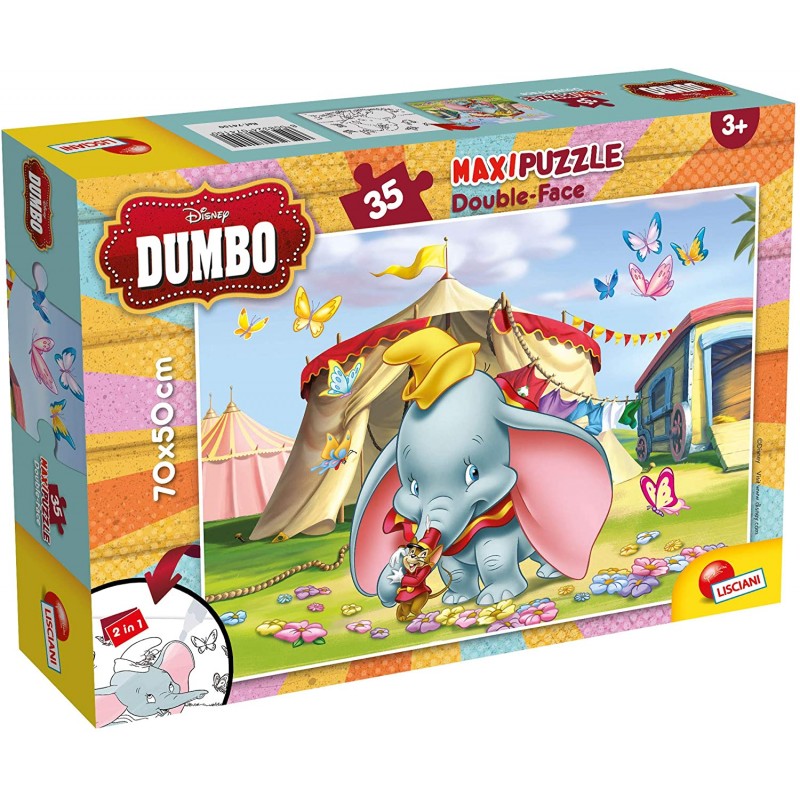 Lisciani Giochi Dumbo Puzzle, 35 Pezzi, Multicolore, 74150