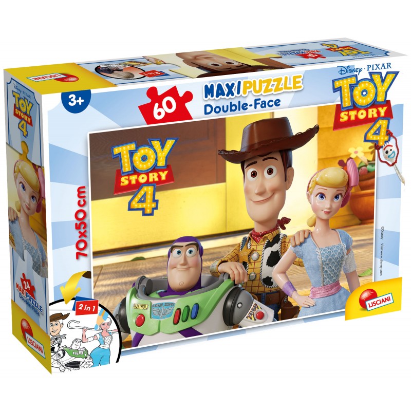 lisciani giochi - puzzle df supermaxi 60 toy story gioco per bambini, 75140