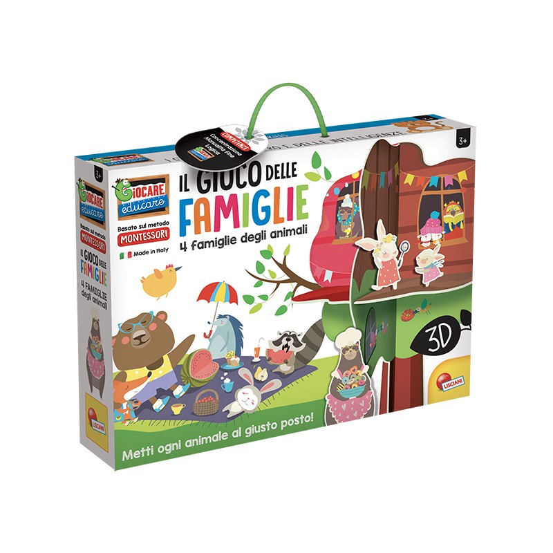 LISCIANI - MONTESSORI IL GIOCO DELLE FAMIGLIE 76826