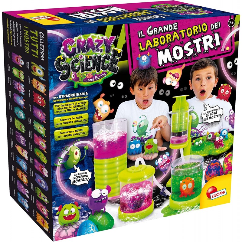 Lisciani Giochi - Crazy Science La Grande Fabbrica dei Mostri Gioco per Bambini, 77281