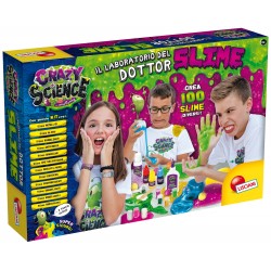 lisciani giochi - 77496 gioco per bambini crazy science il grande laboratorio del dottor slime