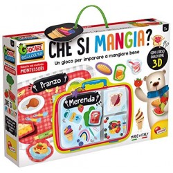 Lisciani Giochi- Montessori Che Si Mangia Gioco Educativo, Multicolore, 80151