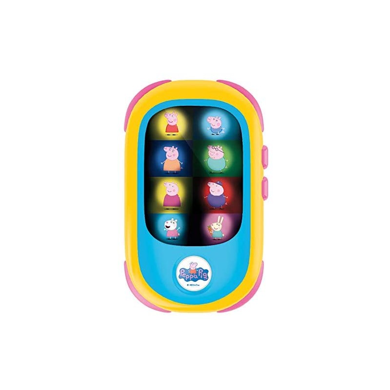 Lisciani Giochi Peppa Pig Baby Smartphone LED, 80229