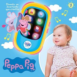 Lisciani Giochi Peppa Pig Baby Smartphone LED, 80229