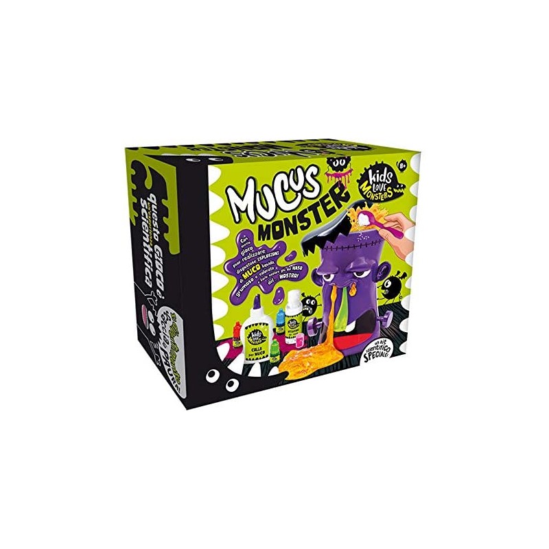 Lisciani Giochi- Kids Love Monsters Mucus Monster Gioco, Multicolore, 82766