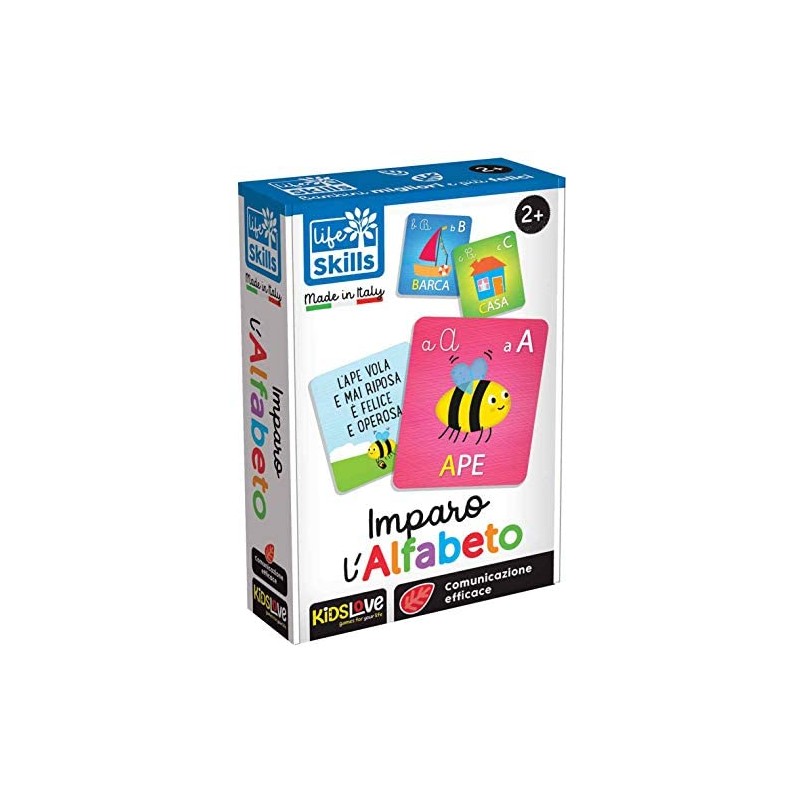 Lisciani Life Skills - Cards - Imparo L Alfabeto Merchandising Ufficiale