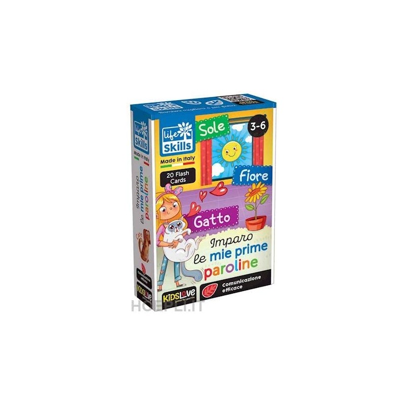 Lisciani Life Skills Cards Imparo Le Mie Prime Primissime Paroline Merchandising