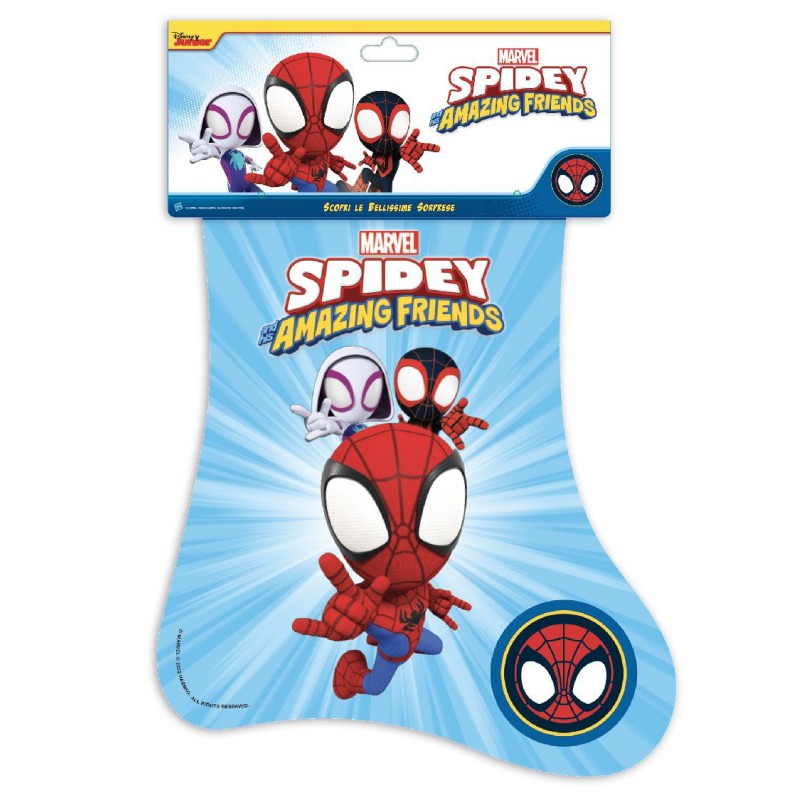 HASBRO – SPIDEY E I SUOI FANTASTICI AMICI, CALZA DELLA BEFANA 2023