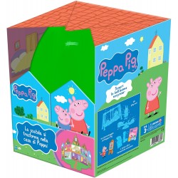 Hasbro Sorpresovo Peppa Pig 2022 - Uovo con sorprese e Scatola che si trasforma nella Casa di Peppa