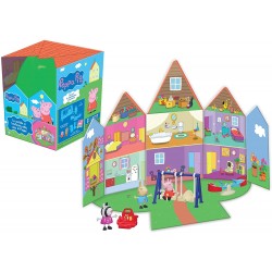 Hasbro Sorpresovo Peppa Pig 2022 - Uovo con sorprese e Scatola che si trasforma nella Casa di Peppa