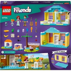 LEGO 41724 Friends La Casa di Paisley, Casa delle Bambole con 3 Mini Bamboline, Coniglio e Accessori, Personaggi Serie 2023