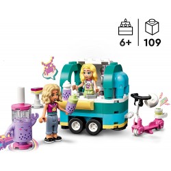 LEGO 41733 Friends Negozio Mobile di Bubble Tea, Monopattino e Mini Bamboline Nova e Matilde, Personaggi 2023