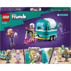 LEGO 41733 Friends Negozio Mobile di Bubble Tea, Monopattino e Mini Bamboline Nova e Matilde, Personaggi 2023