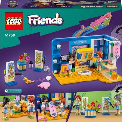LEGO 41739 Friends La cameretta di Liann, Camera da Letto a Tema Artistico con Personaggi 2023 Autumn e Geco Domestico