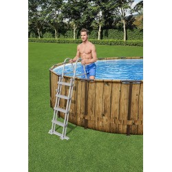 Bestway 58331 Scaletta di sicurezza per piscina Flowclear™ da 1.22 m