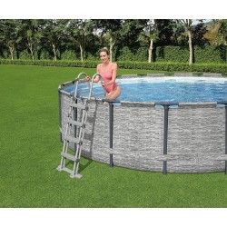 Bestway 58331 Scaletta di sicurezza per piscina Flowclear™ da 1.22 m