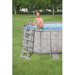 Bestway 58331 Scaletta di sicurezza per piscina Flowclear™ da 1.22 m