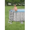 Bestway 58331 Scaletta di sicurezza per piscina Flowclear™ da 1.22 m