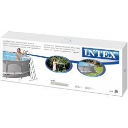 Intex 28073 - Scaletta con gradini staccabili, 122 cm