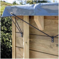 GRE Copertura invernale piscina Marbella 580 gm PVC Dim 467x317 788452