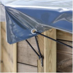 GRE Copertura invernale piscina Vermela 580 gm PVC Dim 712x512 621103