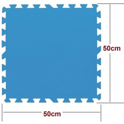 Bestway Flowclear - Piastrelle di Protezione per Pavimento, 8 Pezzi da 50 x 50 cm, Colore: Blu