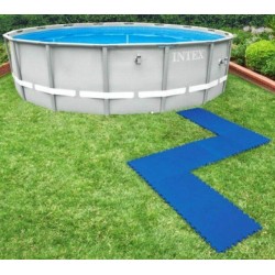 Bestway Flowclear - Piastrelle di Protezione per Pavimento, 8 Pezzi da 50 x 50 cm, Colore: Blu