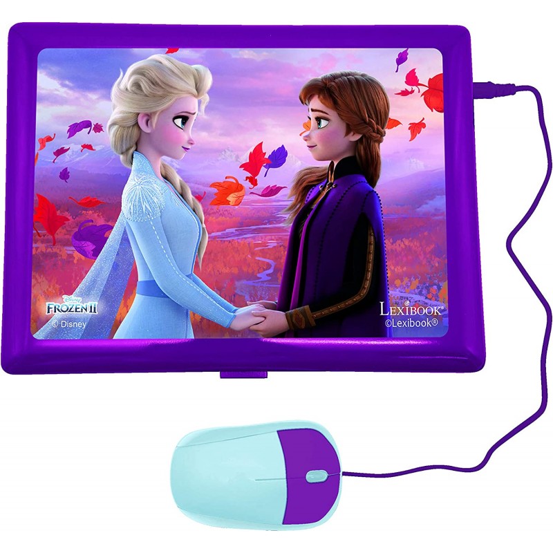 Lexibook Disney Frozen 2 Educational and Bilingual Laptop for Girls German/Engli