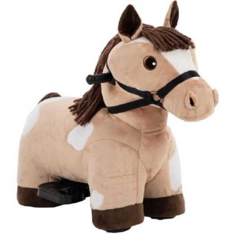 Giò Baby - Pony Cavalcabile in Peluche, batteria 6 Volt - POS220009