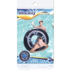 Bestway - Ciambella Salvagente Gonfiabile per Bambini a Forma di Ruota Media, BW36016