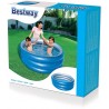 Bestway 51041 Best Way Piscina Blu Metallica A 3 Anelli Cm. 150X53