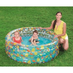 Bestway 51045 - Piscina gonfiabile Sea Life, 150 x 53 cm, multicolore
