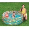 Bestway 51045 - Piscina gonfiabile Sea Life, 150 x 53 cm, multicolore