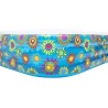 Bestway - 54121 - Piscina Family Rettangolare 3 Anelli Con Decoro Fiori Cm. 305X183X56