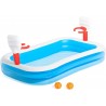 Bestway - 54122 - Piscina Family Basketball Cm. 251X168X102, Contiene 2 Palle Per Giocare