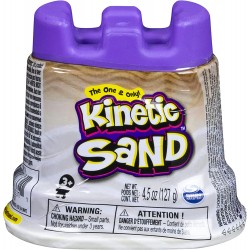 Kinetic Sand - Contenitore singolo, 4,5 oz, colore: Bianco - SP183311