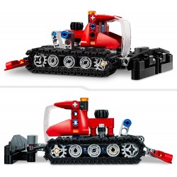 LEGO 42148 Technic Gatto delle Nevi, Set 2 in 1 con Motoslitta e Spazzaneve Giocattolo, Modello di Veicolo - LG42148