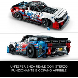 LEGO 42153 Technic NASCAR Next Gen Chevrolet Camaro ZL1, Modellino di Auto da Costruire, Kit Supercar da Corsa - LG42153