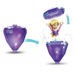 LEGO 43214 Disney Princess Rapunzel Rotante, Giocattolo da Costruire con Mini Bambolina in Abito di Diamante e Pascal - LG43214
