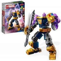 LEGO 76242 Marvel Armatura Mech Thanos, Set Action Figure Supereroe Avengers, Modellino da Costruire con Guanto dell Infinito - 