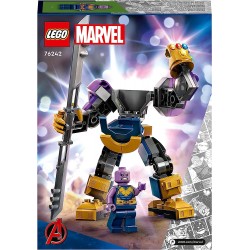 LEGO 76242 Marvel Armatura Mech Thanos, Set Action Figure Supereroe Avengers, Modellino da Costruire con Guanto dell Infinito - 