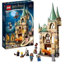 LEGO 76413 Harry Potter Hogwarts: la Stanza delle Necessità, Castello Giocattolo con Serpente di Fuoco Trasformabile, Set Costru