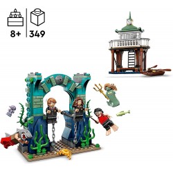 LEGO 76420 Harry Potter Torneo dei Tremaghi: il Lago Nero, dal Film il Calice di Fuoco, con Barca Giocattolo e 5 Minifigure - LG